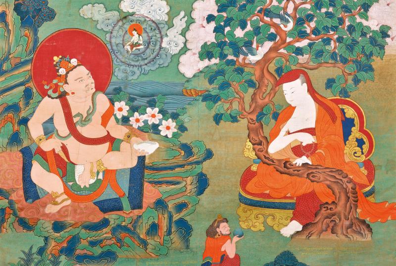 十八世纪 大成就者唐卡 - 图2