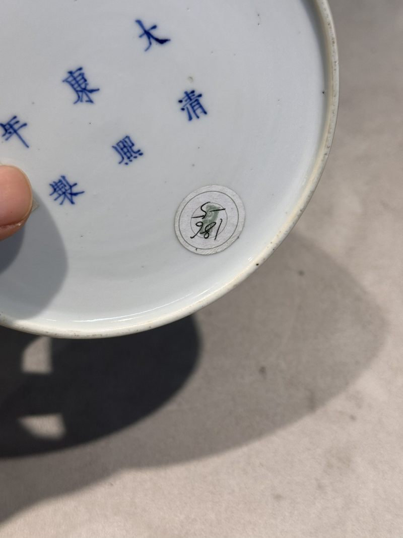 清康熙 豇豆红釉暗刻团螭纹太白尊 - 图9