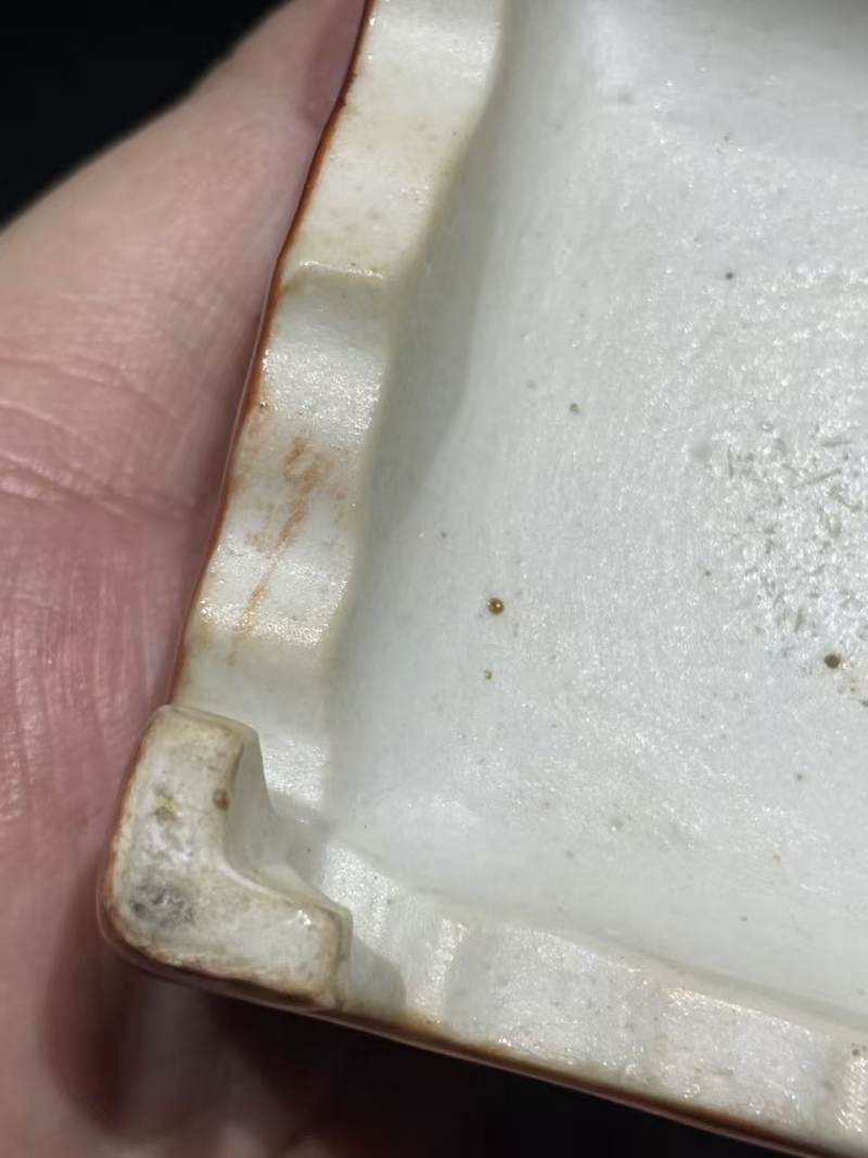 清珊瑚红描金四方底座 - 图8
