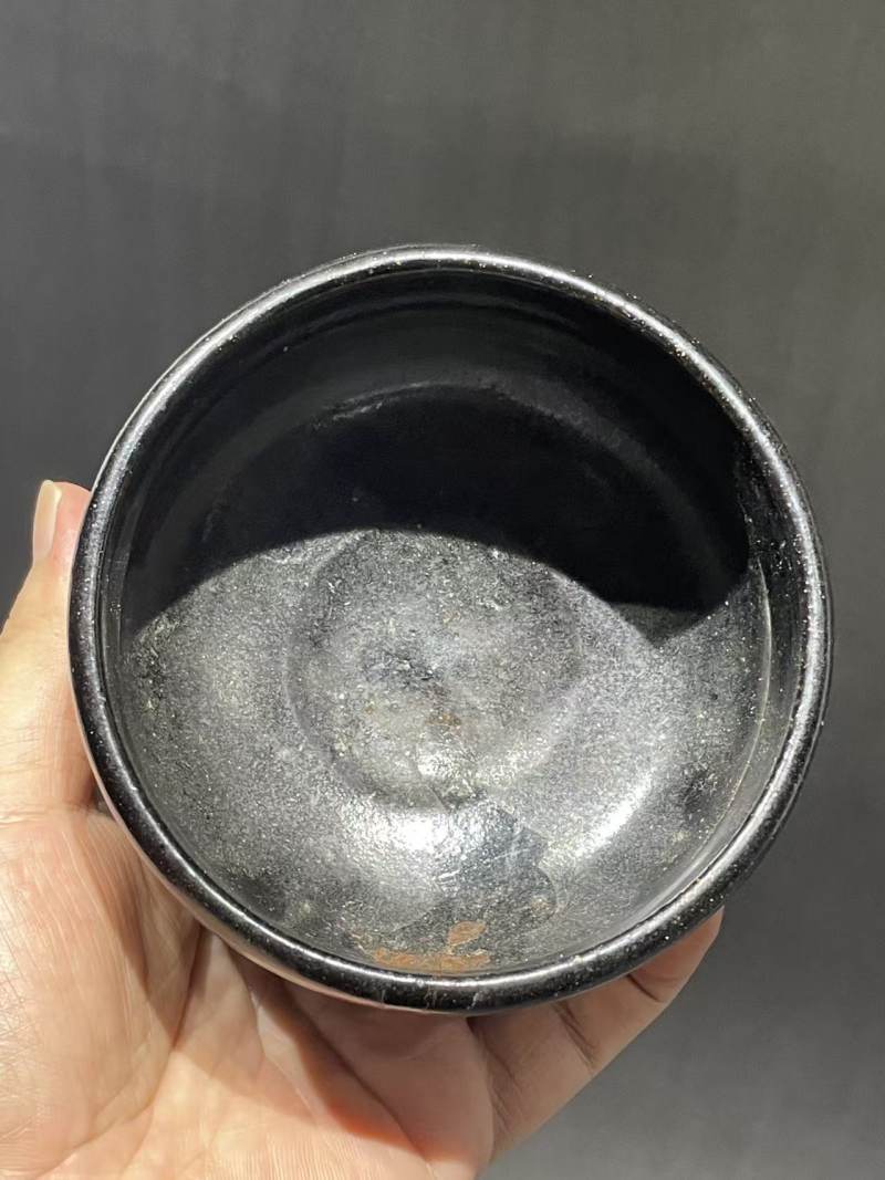 明黑釉钵形盏 - 图5