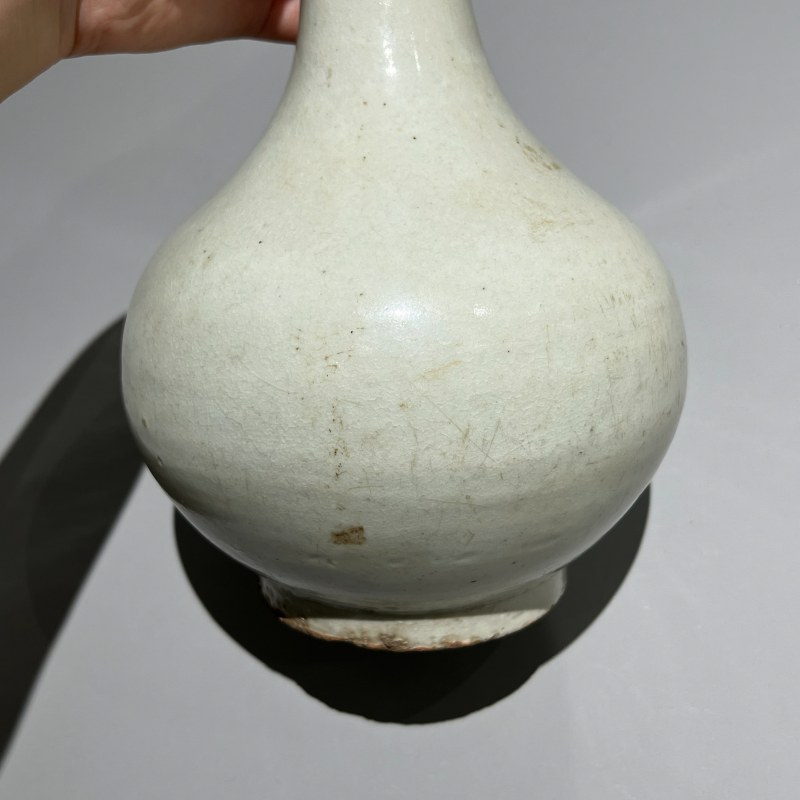 明代 李朝白釉玉壶春 - 图7