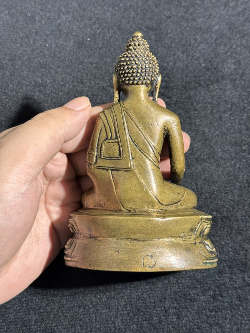 16世纪 合金铜阿閦佛 - 图5