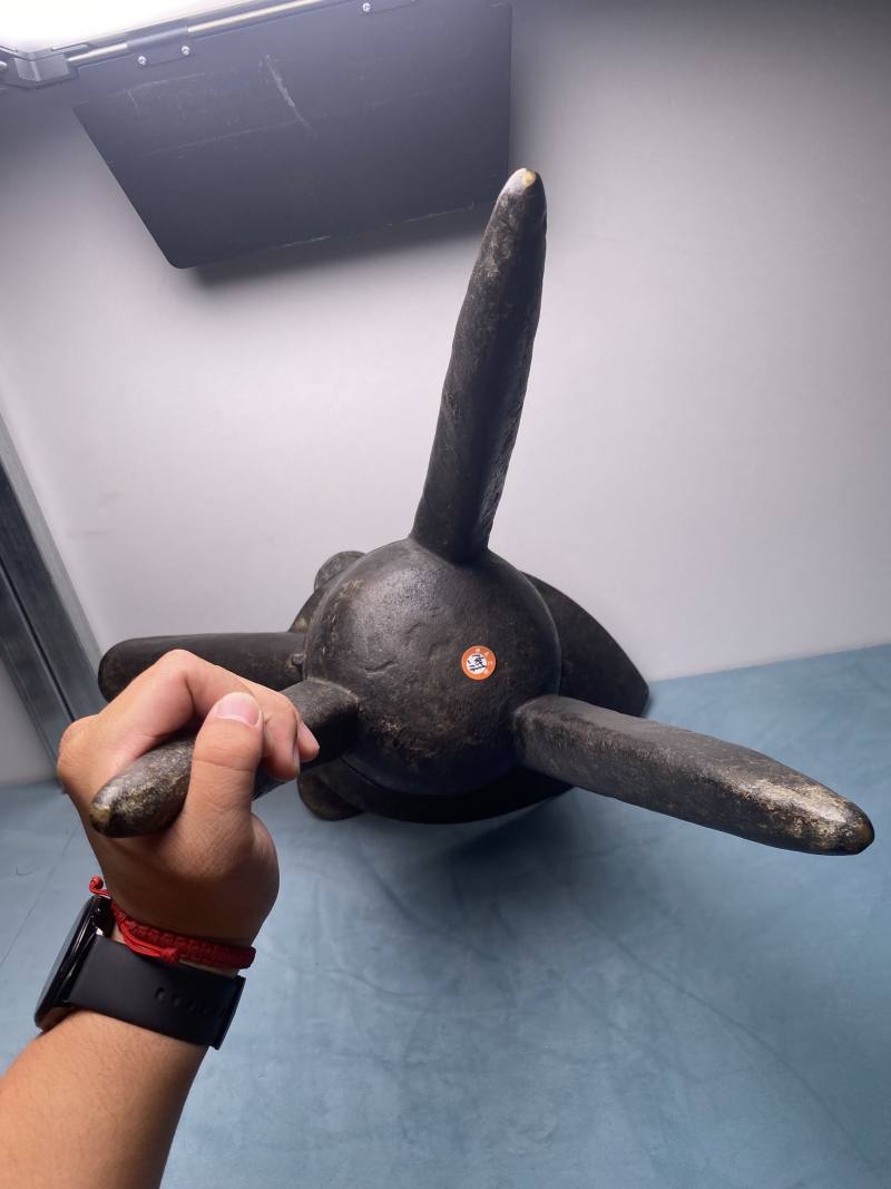明 铜涡纹大爵杯 - 图15