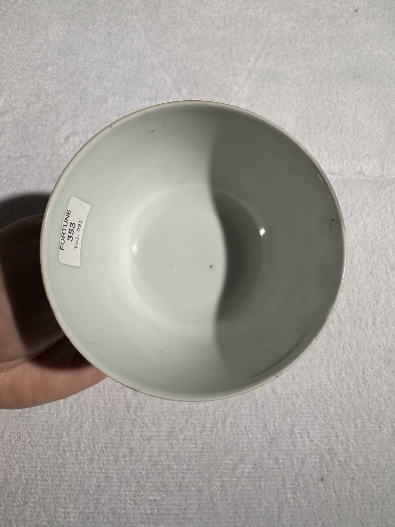 清康熙 斗彩龙穿花茶圆 - 图4
