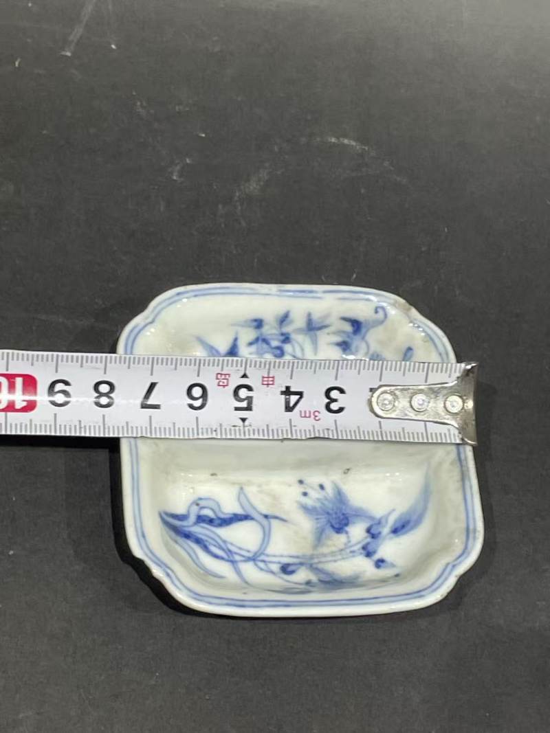清青花花卉纹隔洗 - 图8