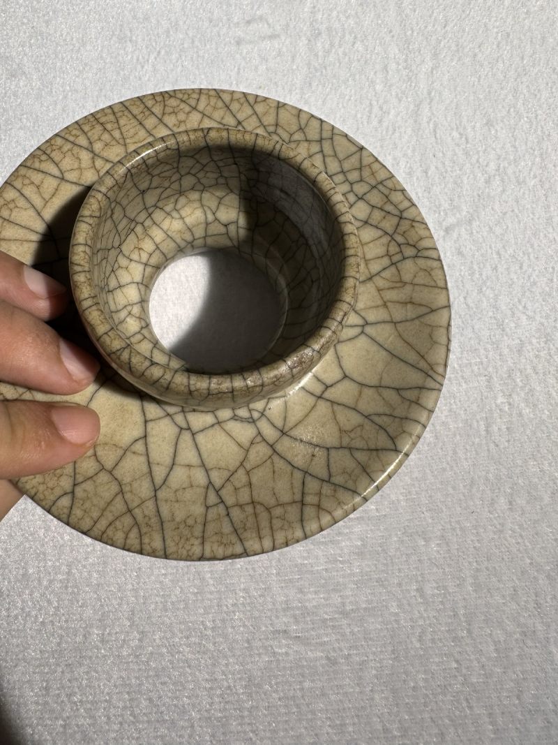 明 哥釉盏托 - 图9