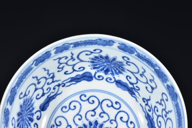 清 青花花卉纹碗 - 图7