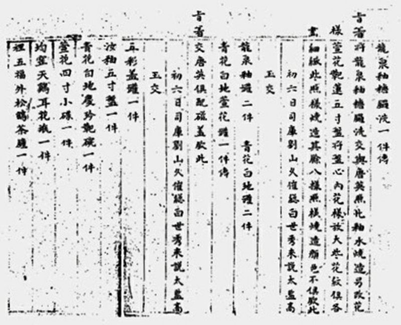 清乾隆 唐窑青花缠枝花卉纹六孔瓶（配座） - 图9