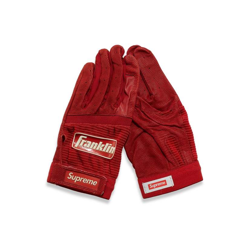 Supreme Franklin Batting Gloves Red - 图2