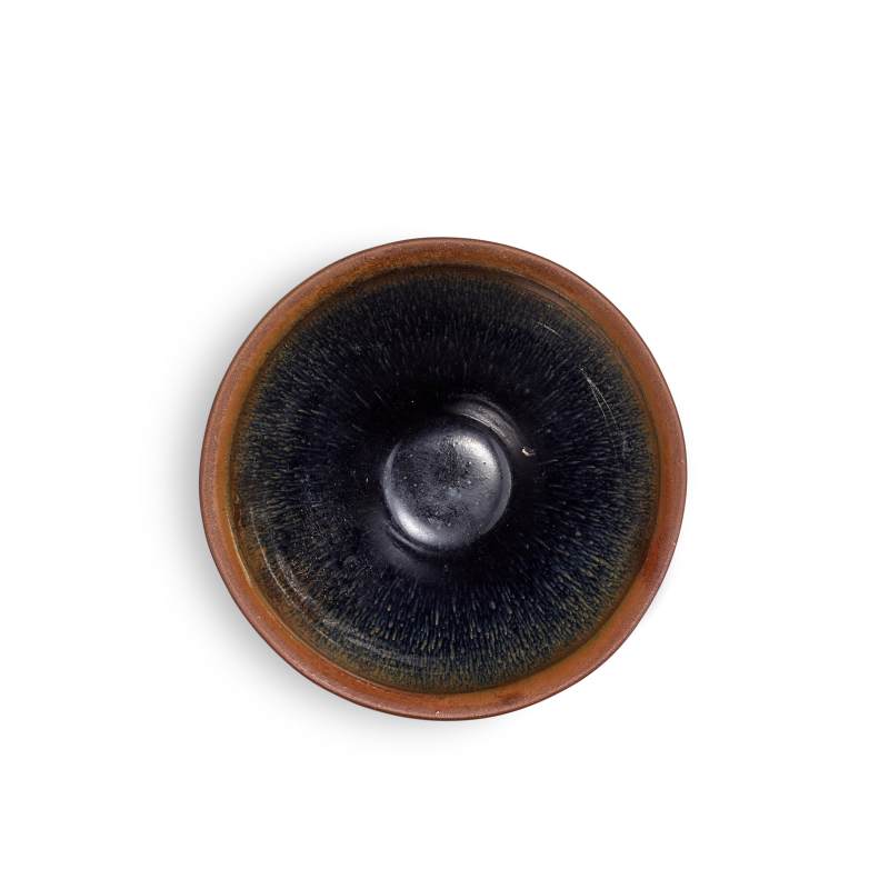 A 'jian' 'hare's fur' bowl | 建窰兔毫紋盌 - 图1