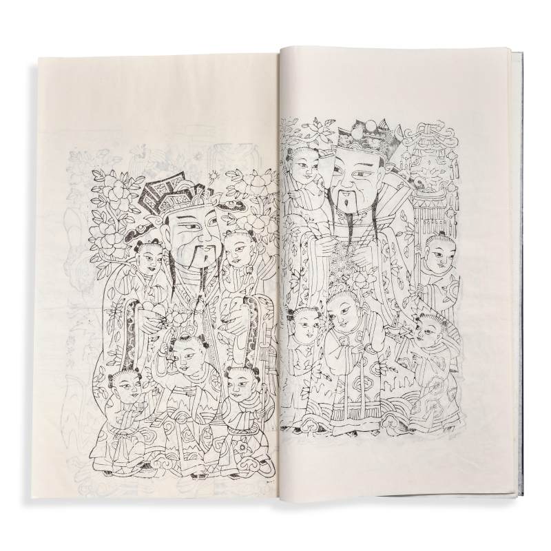 Two albums of new year prints of Shandong | 山東濰縣楊家埠木板年畫兩冊 - 图6