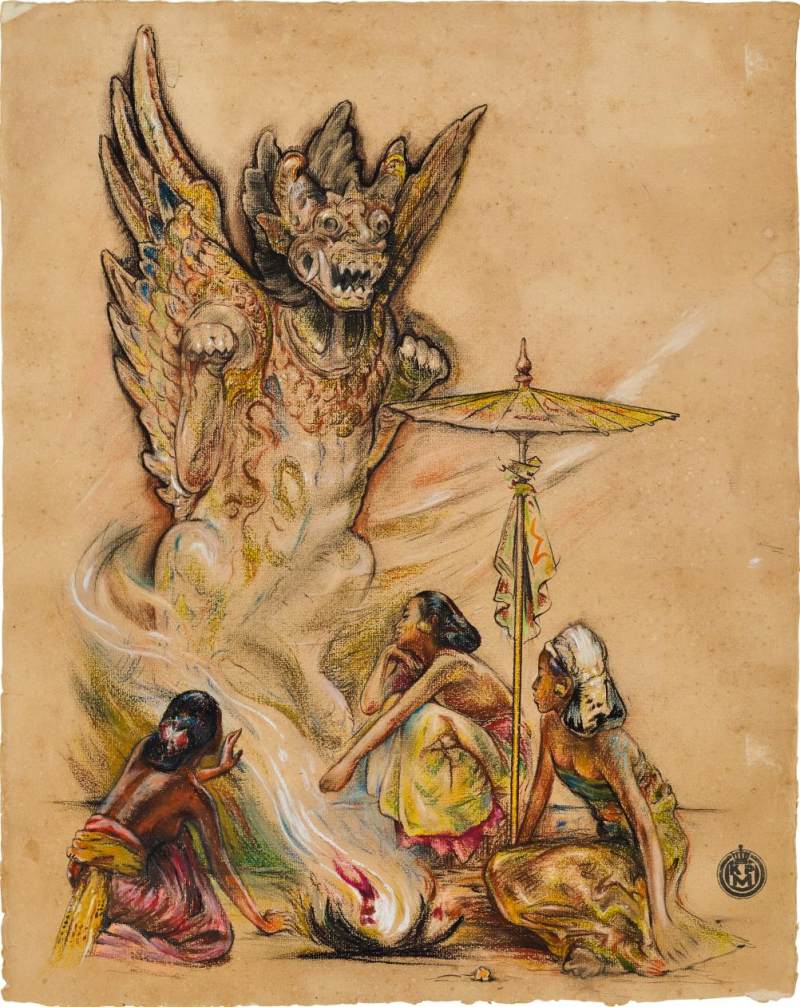 Attributed to Willem Gerard Hofker 傳為威廉·傑拉德·賀夫卡 | Burning offering 供奉