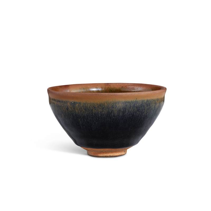 A 'jian' 'hare's fur' bowl | 建窰兔毫紋盌 - 图4