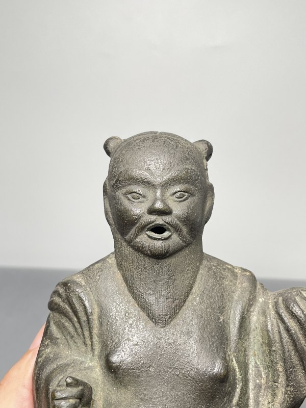 清 铜汉钟离像 - 图6