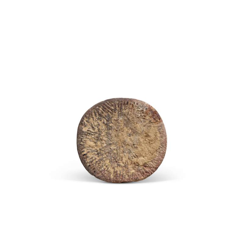 A painted stone Luohan | 石雕彩繪羅漢 - 图3