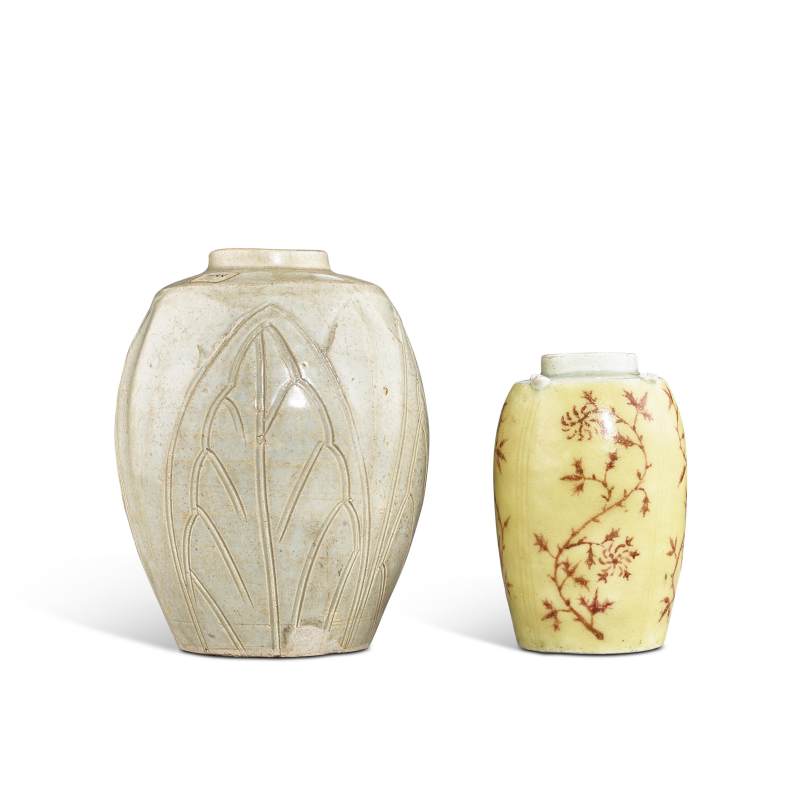Two qingbai-glazed jars | 青白釉罐兩件