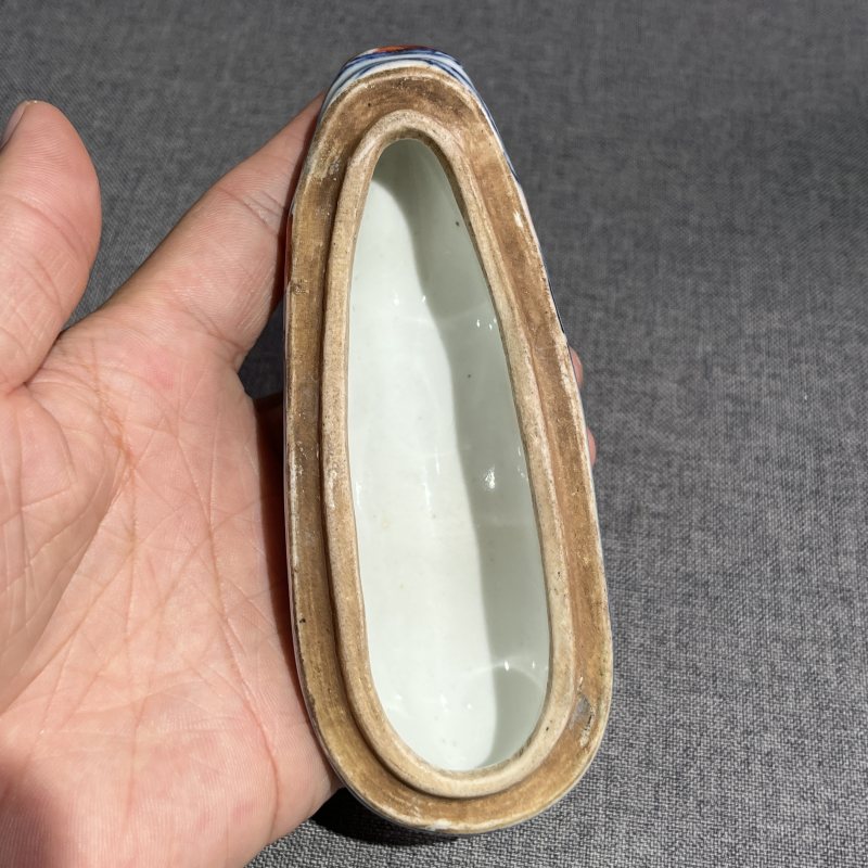 清晚期五彩龙纹盖缸 - 图8