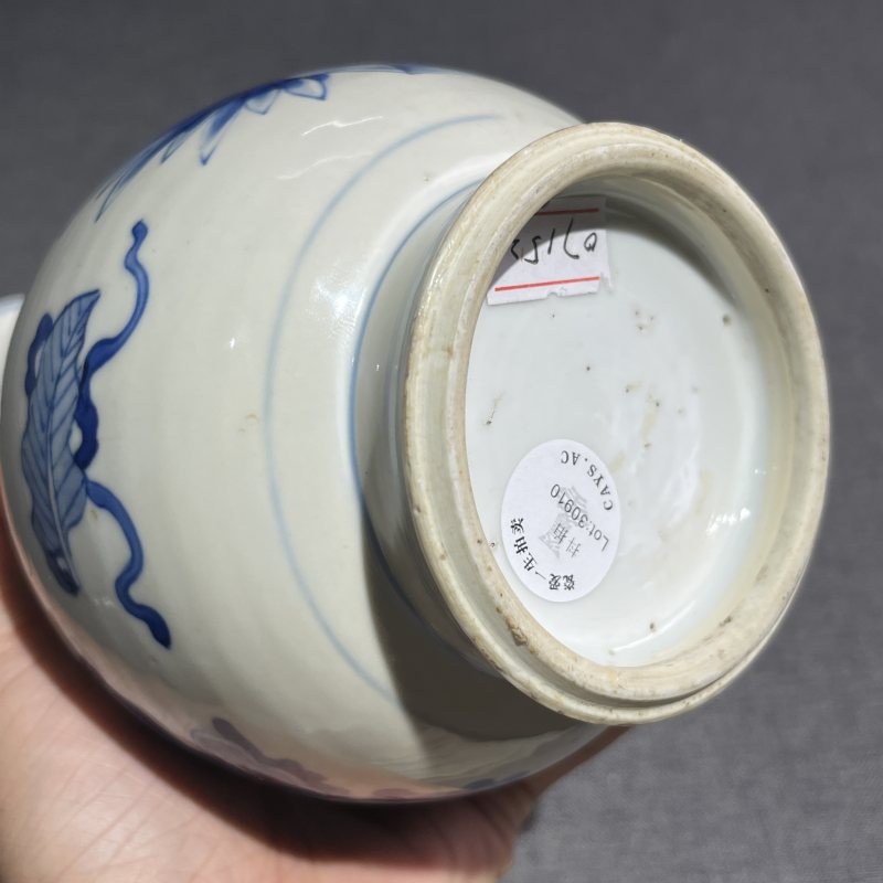 清康熙青花博古纹玉壶春瓶 - 图10