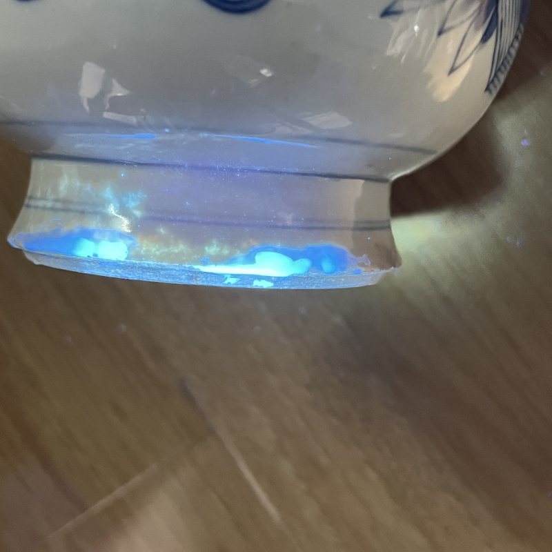 清康熙青花博古纹玉壶春瓶 - 图11