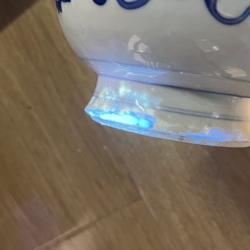清康熙青花博古纹玉壶春瓶 - 图12