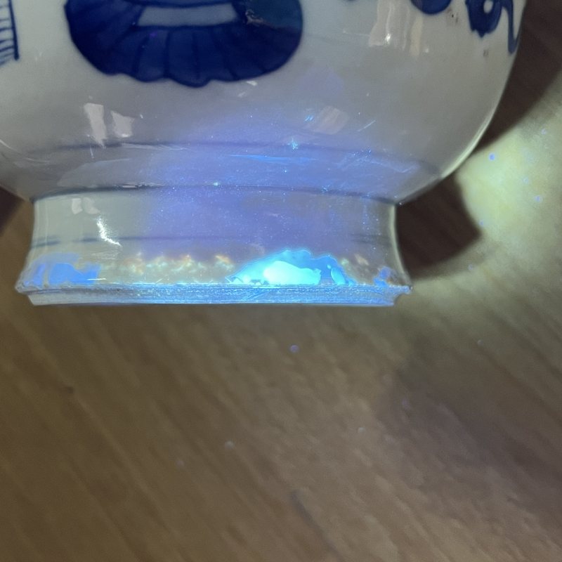 清康熙青花博古纹玉壶春瓶 - 图14
