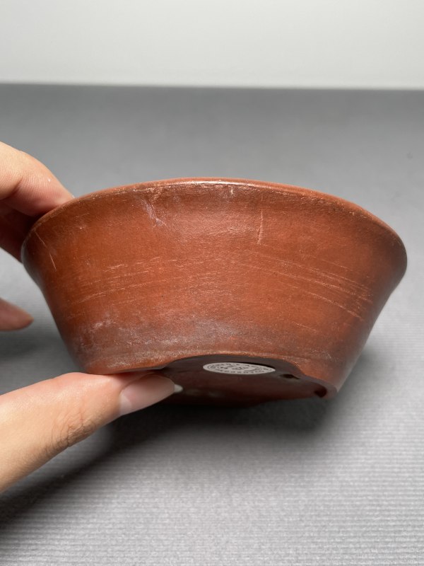民国 葛明祥造紫砂圆花盆 - 图9