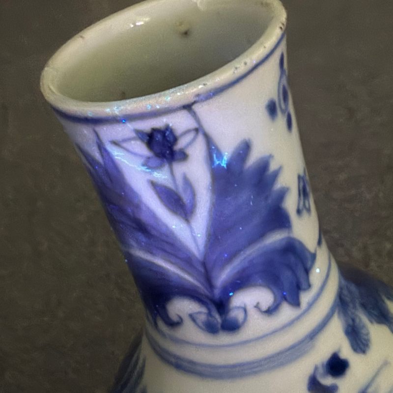 明崇祯青花人物故事纹葫芦瓶-多宝古瓷宝典