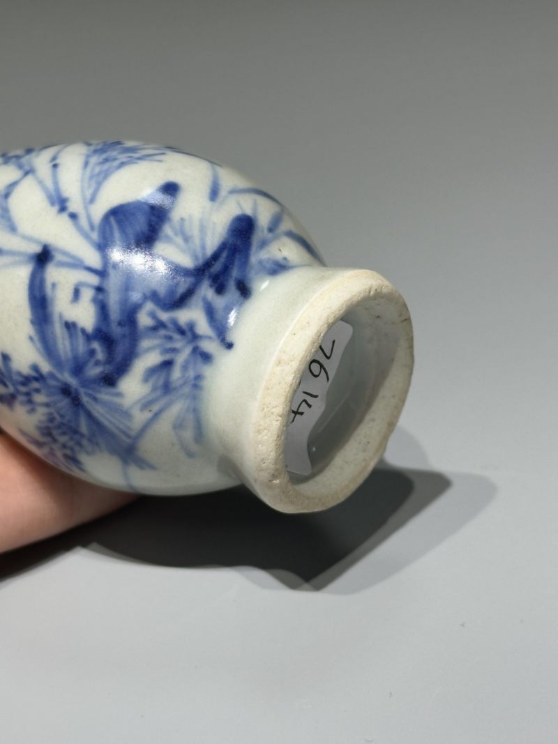    明天启 青花花卉纹胆瓶 - 图7