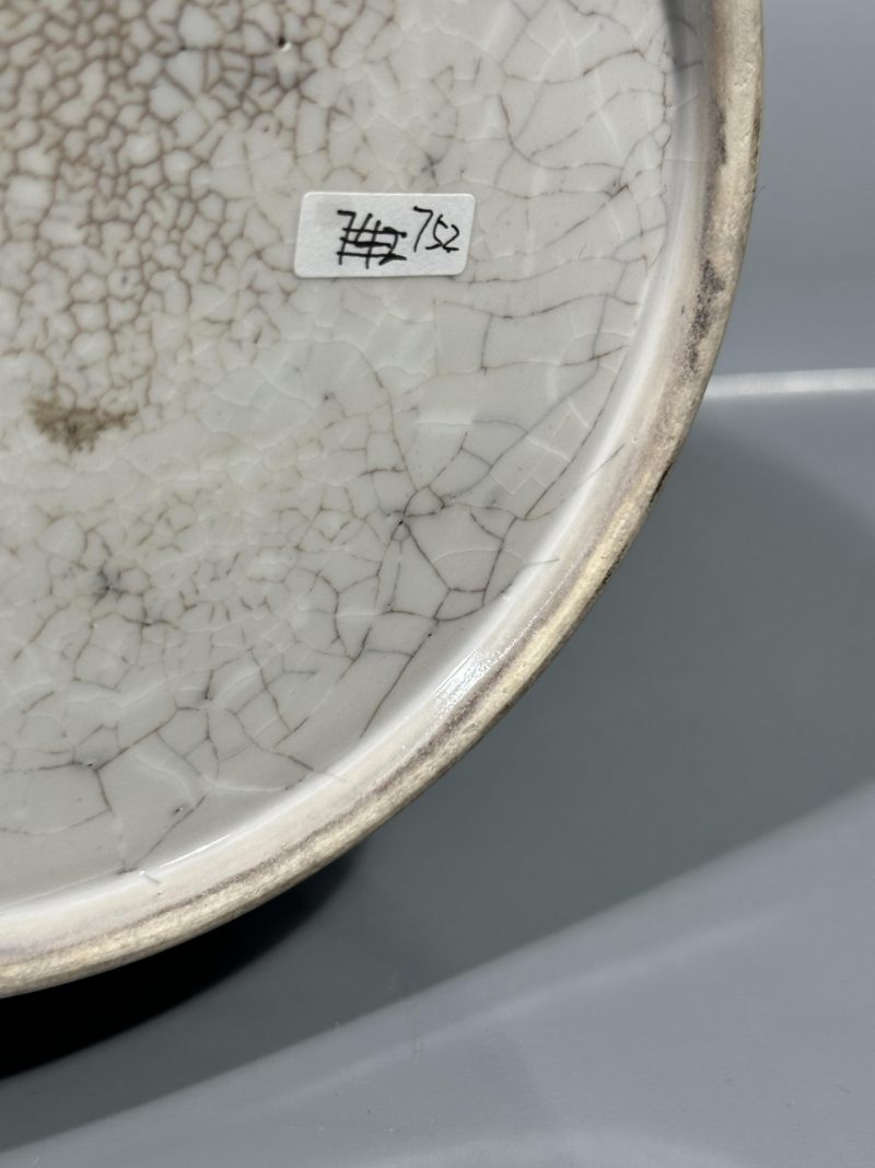    清雍正 浆胎青花松竹牡丹纹罐 - 图13