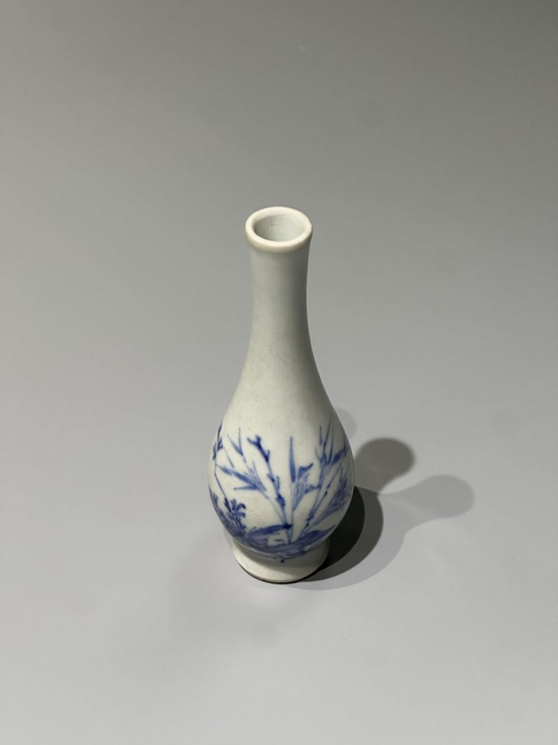    明天启 青花花卉纹胆瓶 - 图8