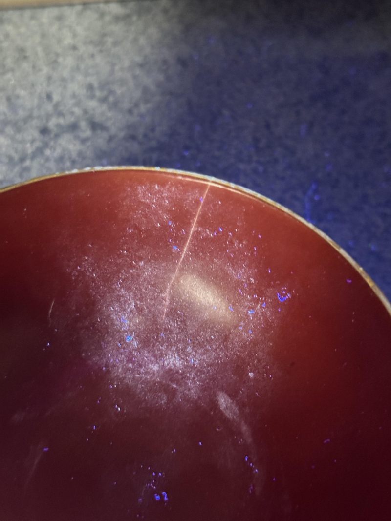    清中期 珊瑚红釉高足碗 - 图15