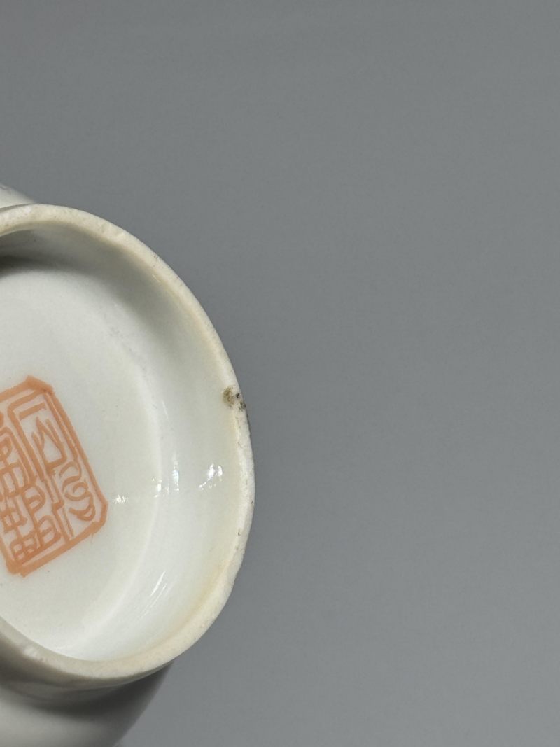    清同治 粉彩西厢记人物故事纹杯 - 图11