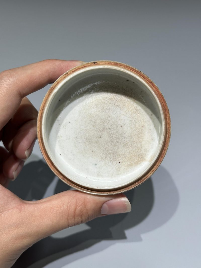    清晚期 青花云龙纹印盒 - 图6