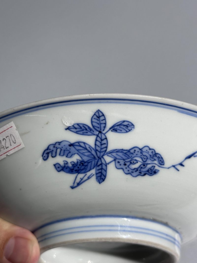    清早期 青花莲池纹盘 - 图9