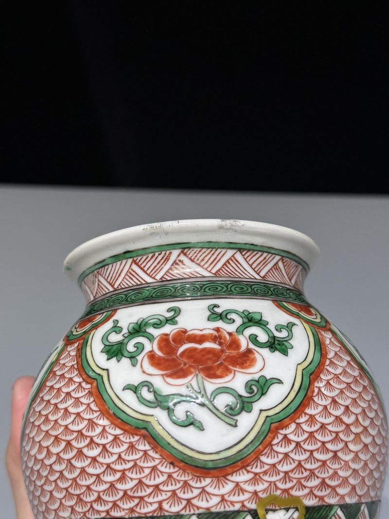    清晚期 五彩花卉纹葫芦瓶 - 图10