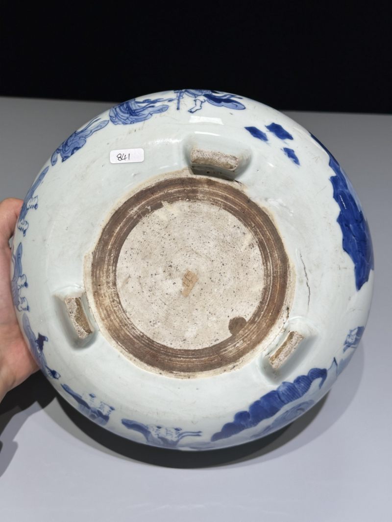    清康熙 青花八仙纹香炉 - 图5