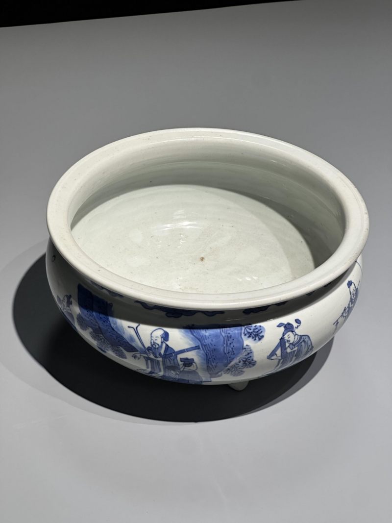    清康熙 青花八仙纹香炉 - 图11