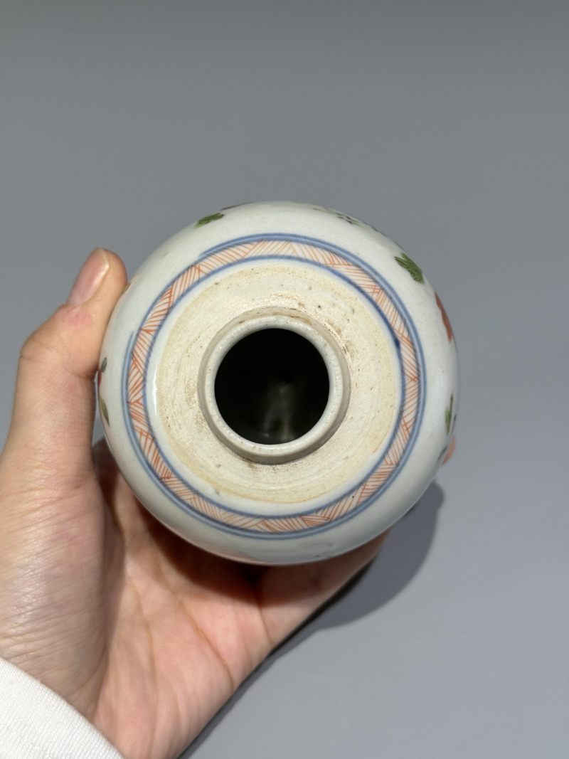    清雍正 粉彩花卉纹小罐一对（带木盖） - 图13