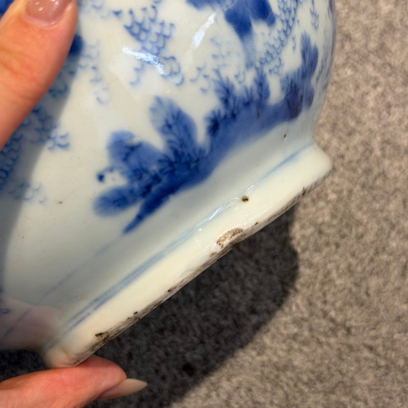 明崇祯青花人物故事纹葫芦瓶-多宝古瓷宝典