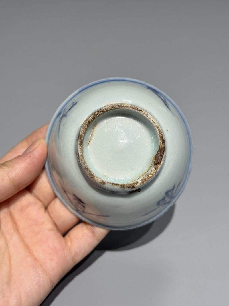    明天启 青花“金榜题名”杯一对 - 图11