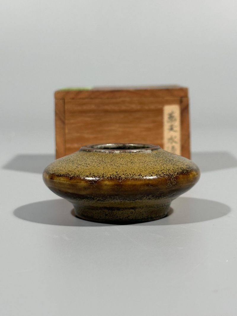    清中期 茶叶末釉水盂 - 图4