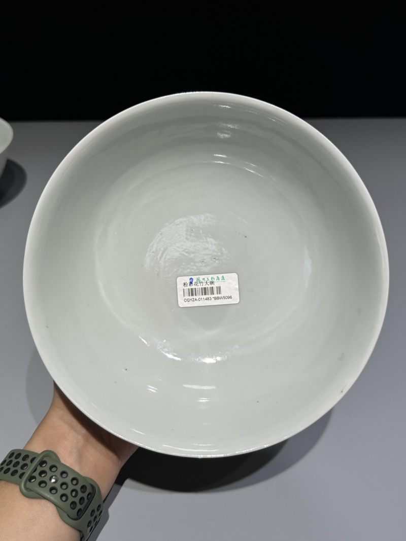    清光绪 粉彩花卉纹大碗一对 - 图10