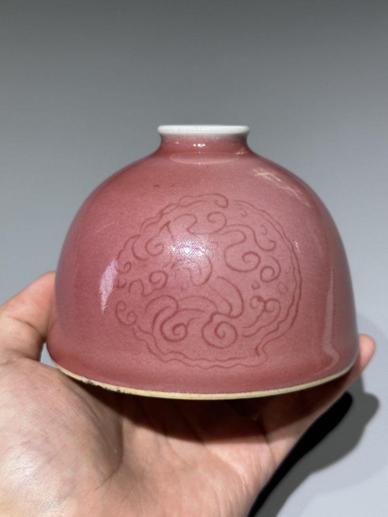   清 豇豆红釉太白尊 - 图6