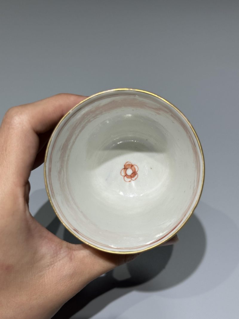    清康熙 五彩蝶恋花纹杯 - 图5