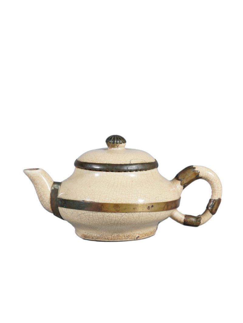    清 漳州窑茶壶 - 图1