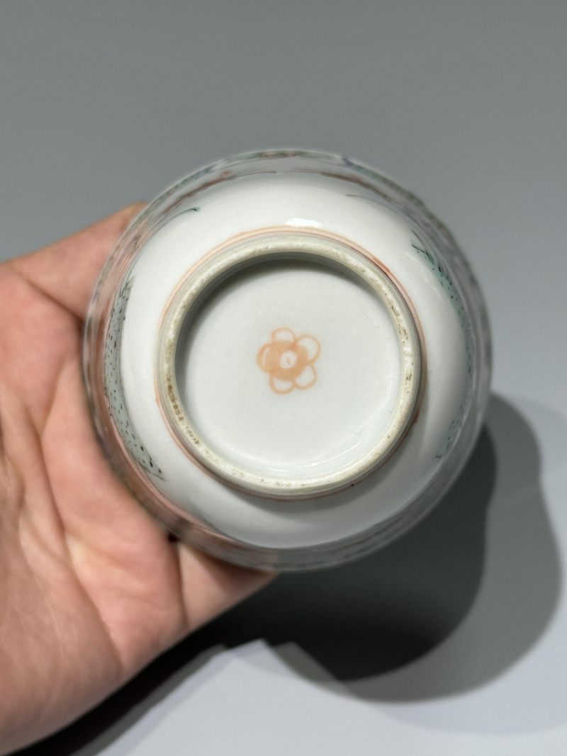    清康熙 五彩蝶恋花纹杯 - 图6