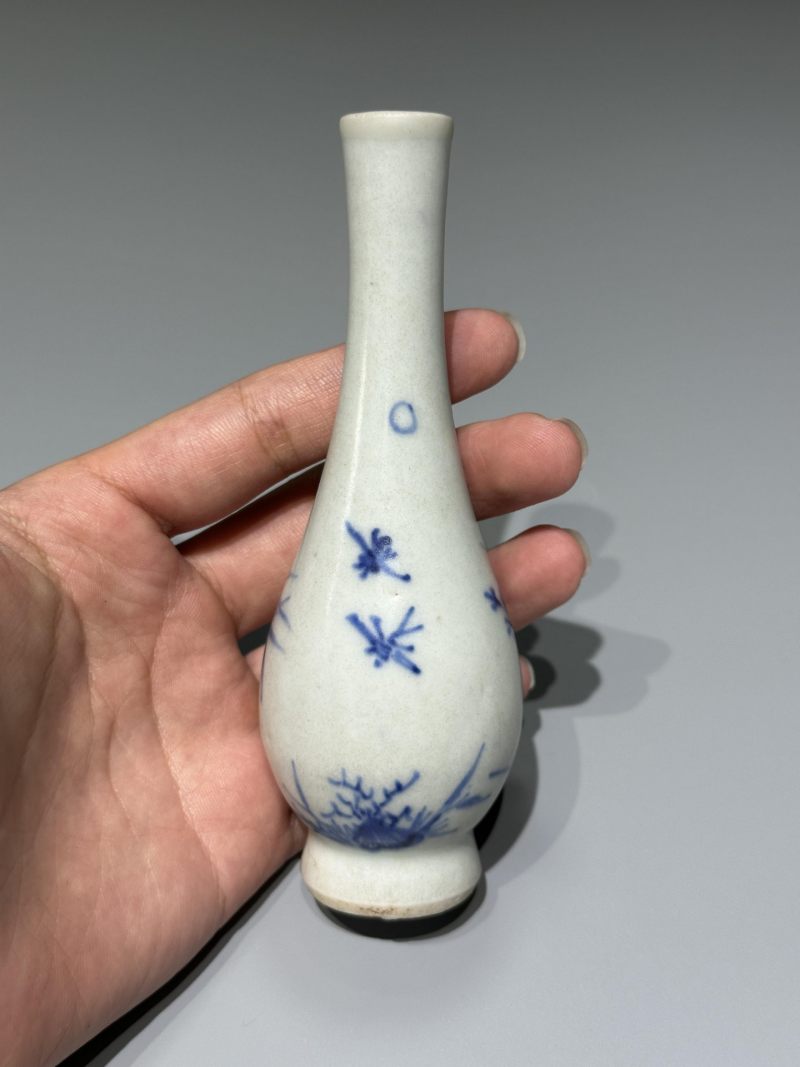    明天启 青花花卉纹胆瓶 - 图3