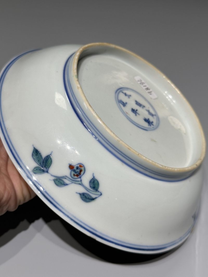    清雍正 斗彩荔枝纹盘 - 图8