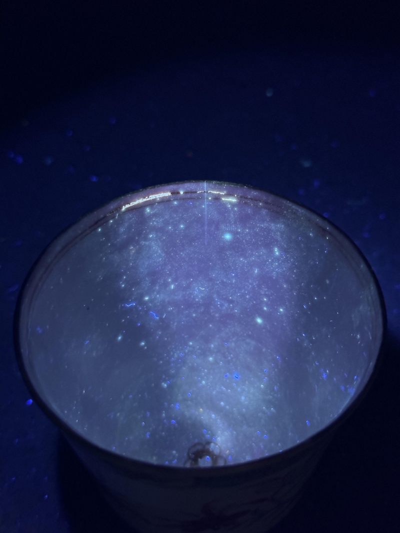    清康熙 五彩蝶恋花纹杯 - 图9