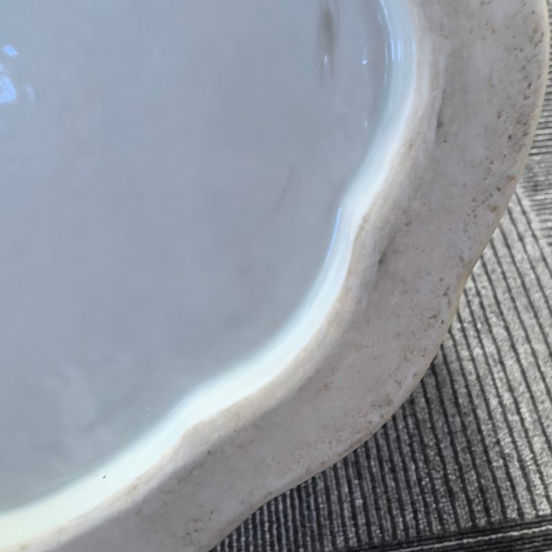 清晚期 苹果绿地粉彩开窗花鸟纹海棠尊 - 图14